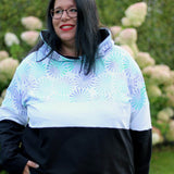 Schnittmuster Colorblocking Hoodie ENINGEN Gr. 34-56 : - Sewando