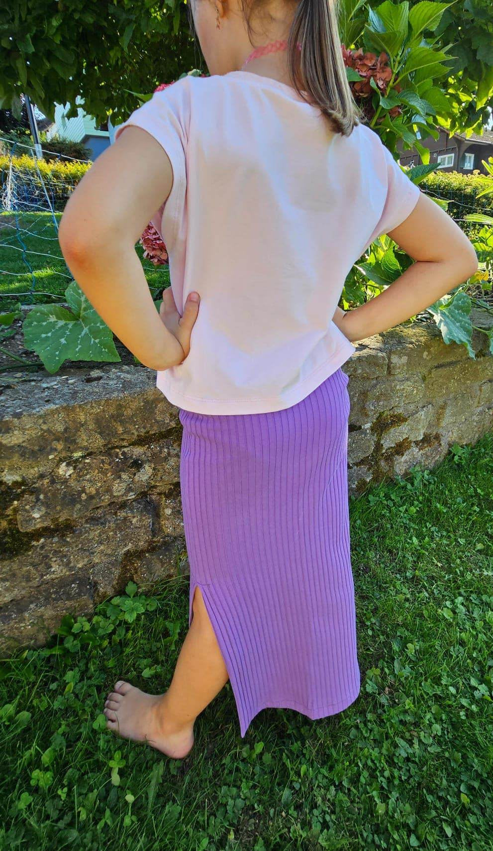 Schnittmuster *Little Knit Skirt* #Rock #Strickrock Gr. 104-176 - Sewando