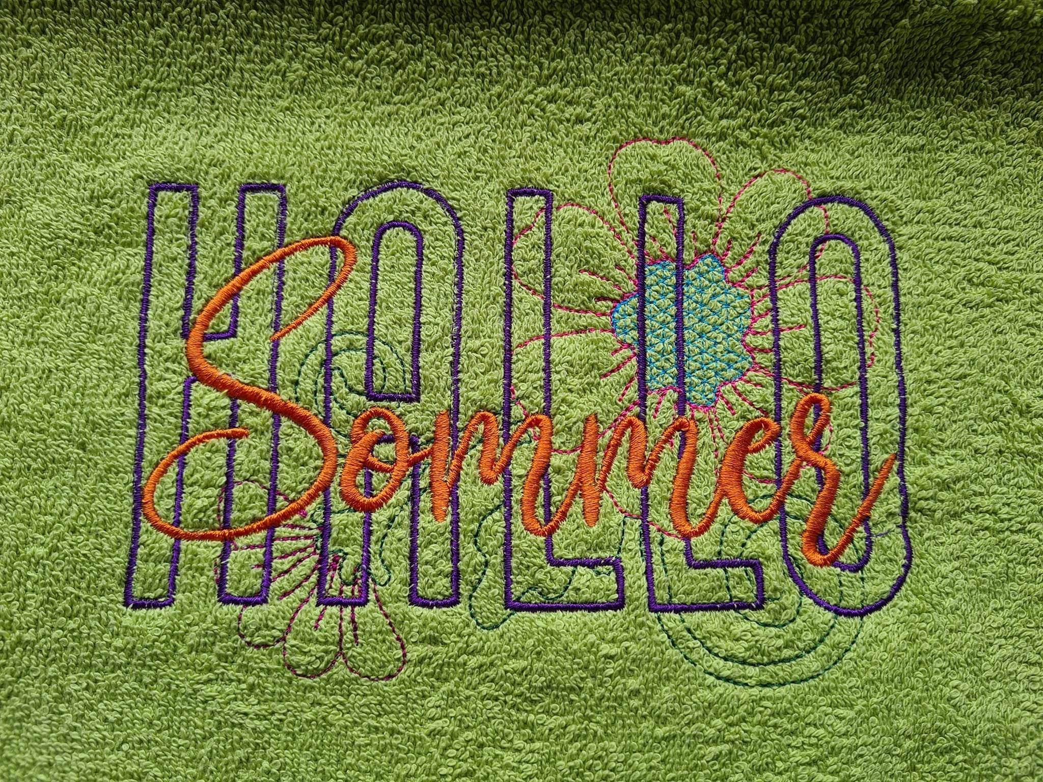 Stickdatei - HALLO Sommer - Sewando