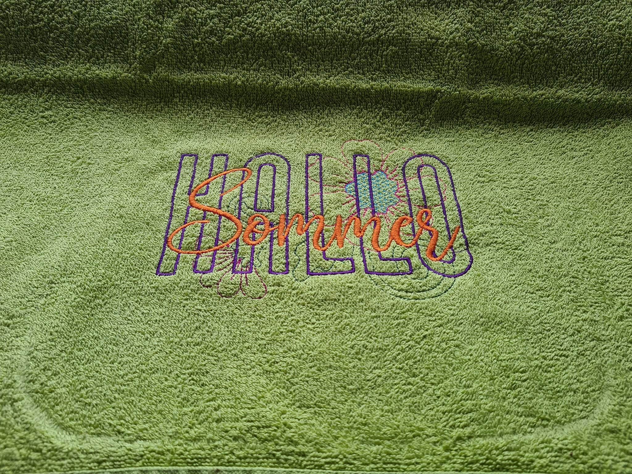 Stickdatei - HALLO Sommer - Sewando