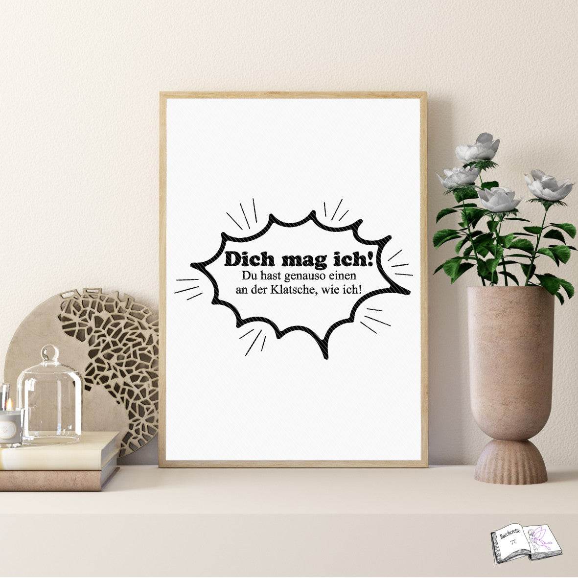 Digistamp Dich mag ich Plotten, Sublimation, Drucken ! - Sewando