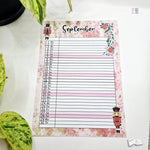 Kalender, Familienplaner 2025 zum Drucken - Sewando