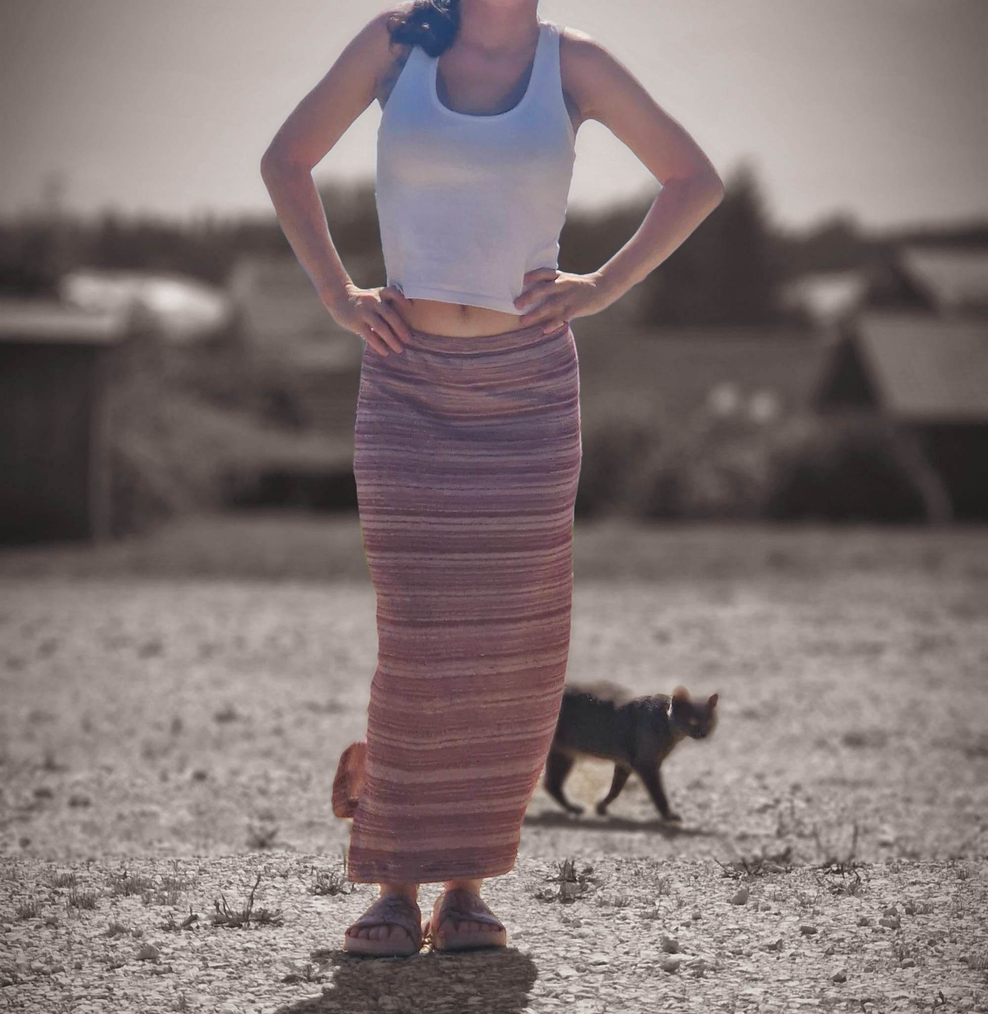 Schnittmuster *Little Knit Skirt* #Rock #Strickrock Gr. 104-176 - Sewando