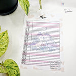 Kalender, Familienplaner 2025 zum Drucken - Sewando