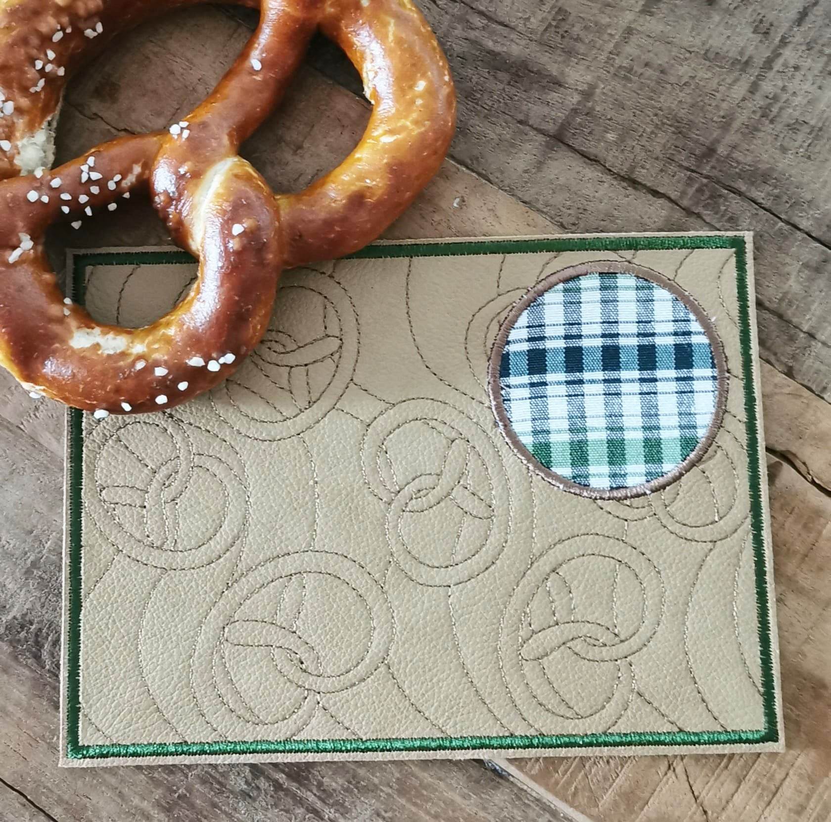 5x Stickdatei Brezeln Füllmuster - Sewando