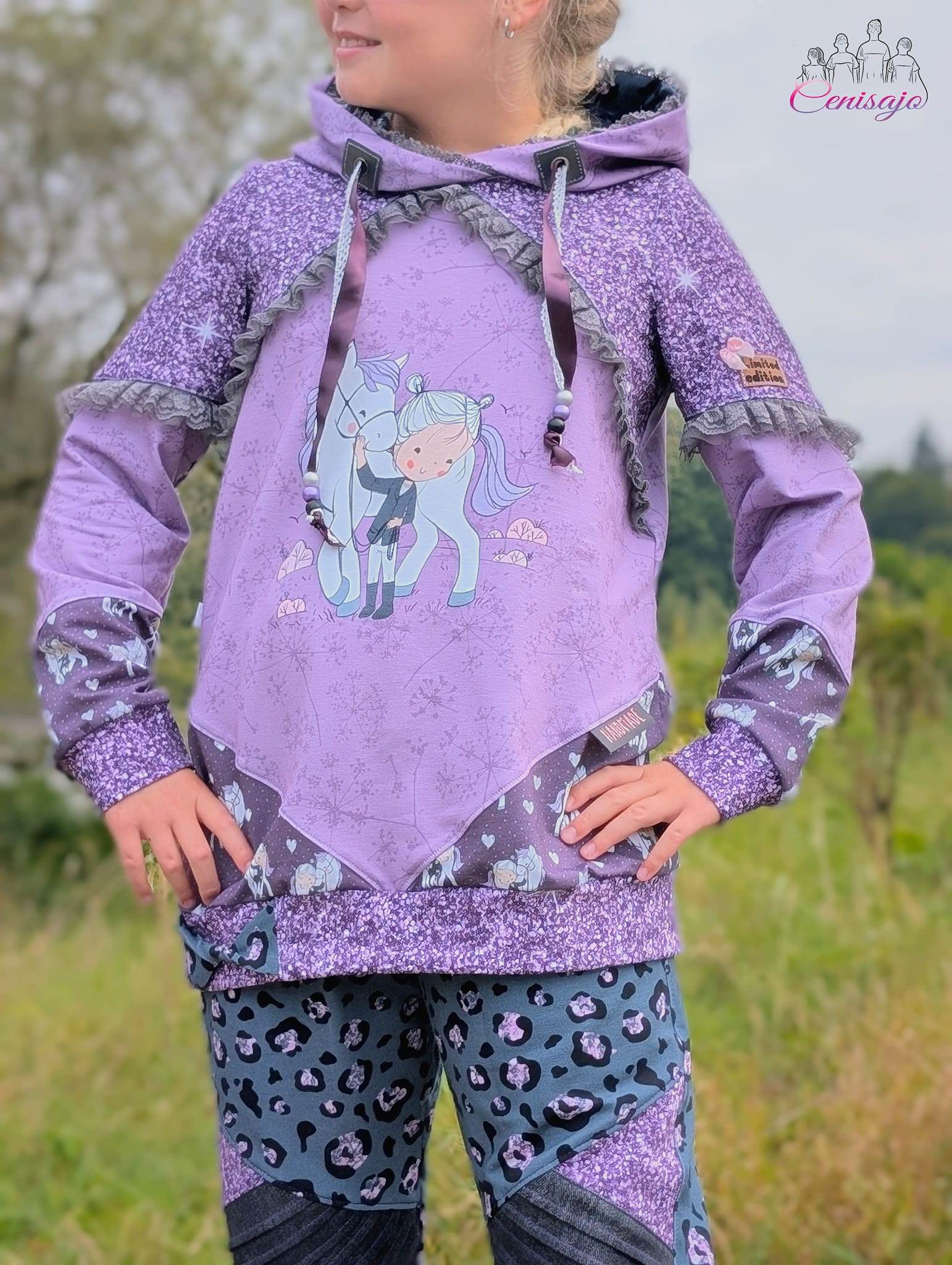 Schnittmuster *Big Grid Hoodie* UNISEX Gr. 62-176 - Sewando