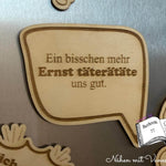 Plotterdatei Ein bisschen mehr Ernst Plotten, Sublimation, Drucken, Digistamp, - Sewando
