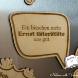 Plotterdatei Ein bisschen mehr Ernst Plotten, Sublimation, Drucken, Digistamp, - Sewando