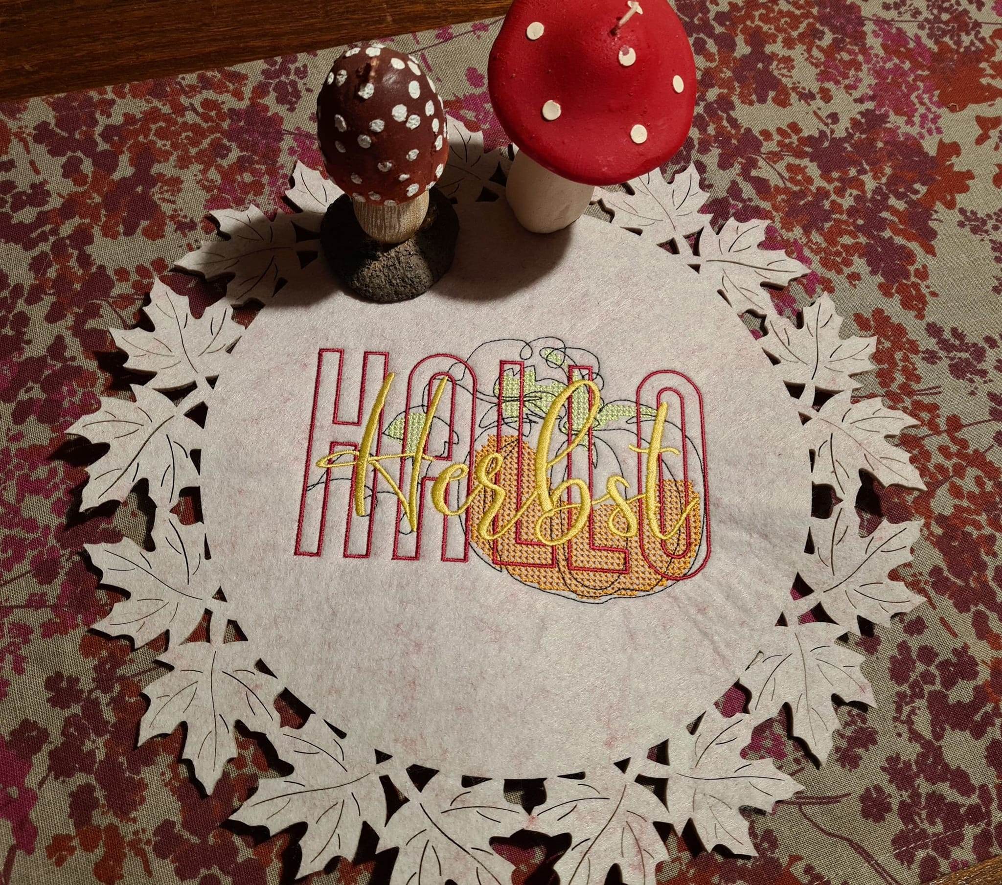 Stickdatei - HALLO Herbst - Sewando