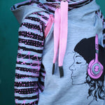 Raglan-Hoodie Kaja/Kajo Kids Gr. 80-170 - Sewando