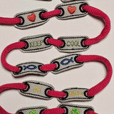 Stickdatei Lace Tags für Schnürschuhe - Sewando