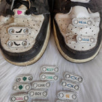 Stickdatei Lace Tags für Schnürschuhe - Sewando