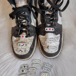 Stickdatei Lace Tags für Schnürschuhe - Sewando