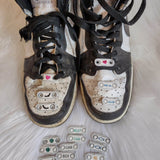 Stickdatei Lace Tags für Schnürschuhe - Sewando