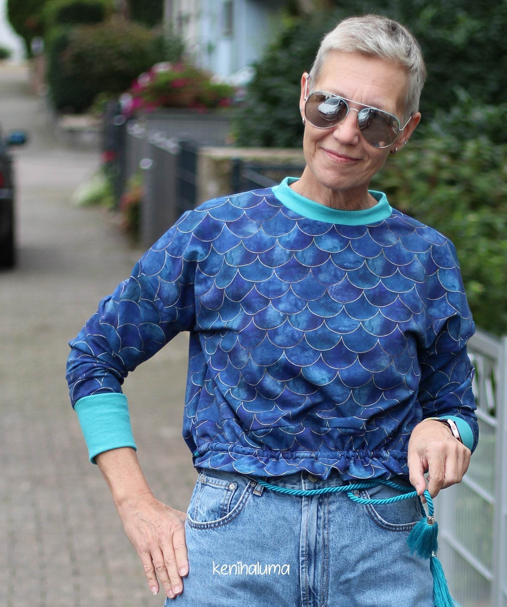 Schnittmuster Hoodie ELLGAU Gr. 34-56 : - Sewando