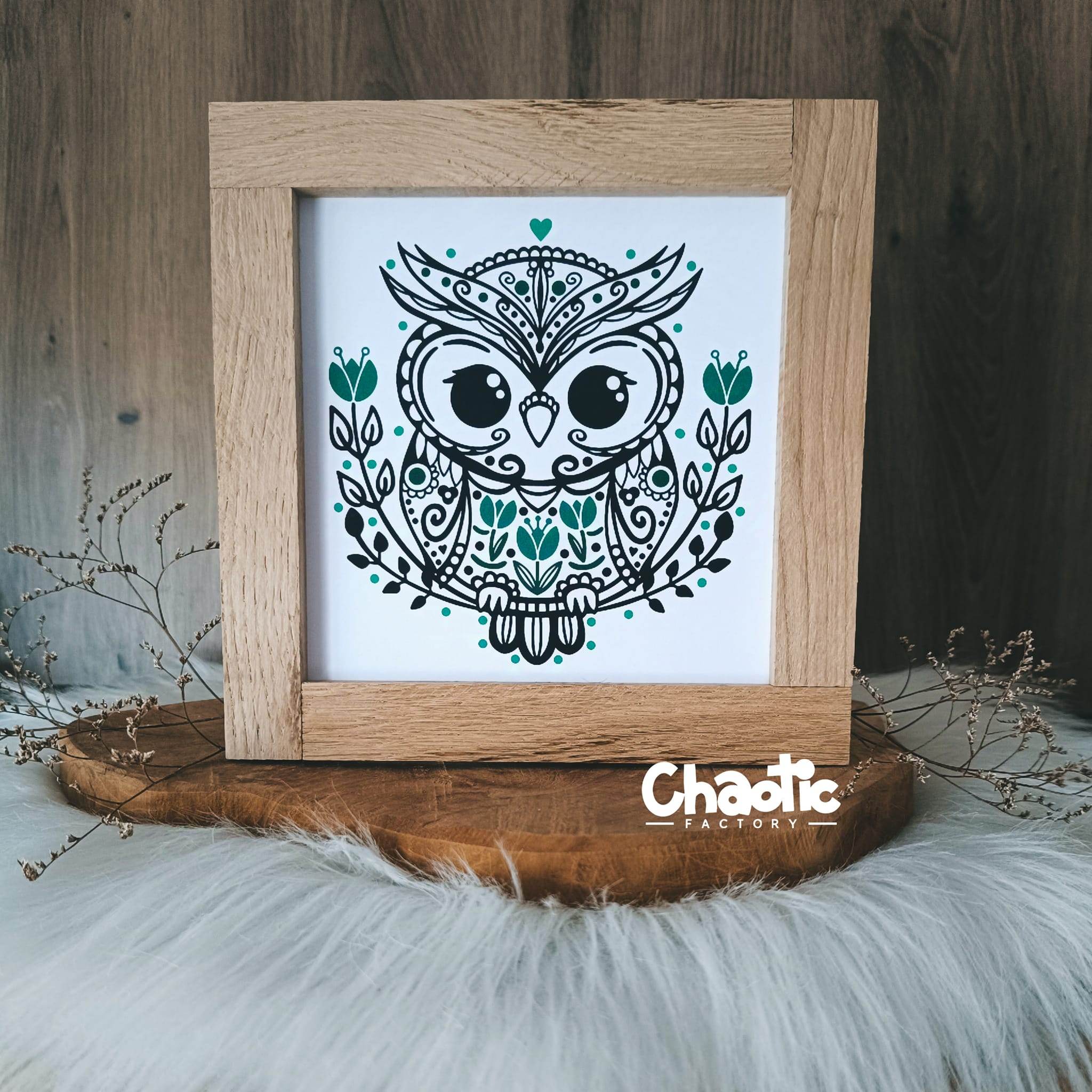 Plotterdatei Eule - Sewando