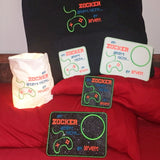 5x Stickdatei "Zocker" Controller mit Text