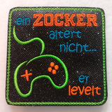 5x Stickdatei "Zocker" Controller mit Text