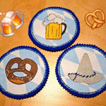 Stickdatei - Untersetzer Wies´n (Münchner Volksfest) - Sewando