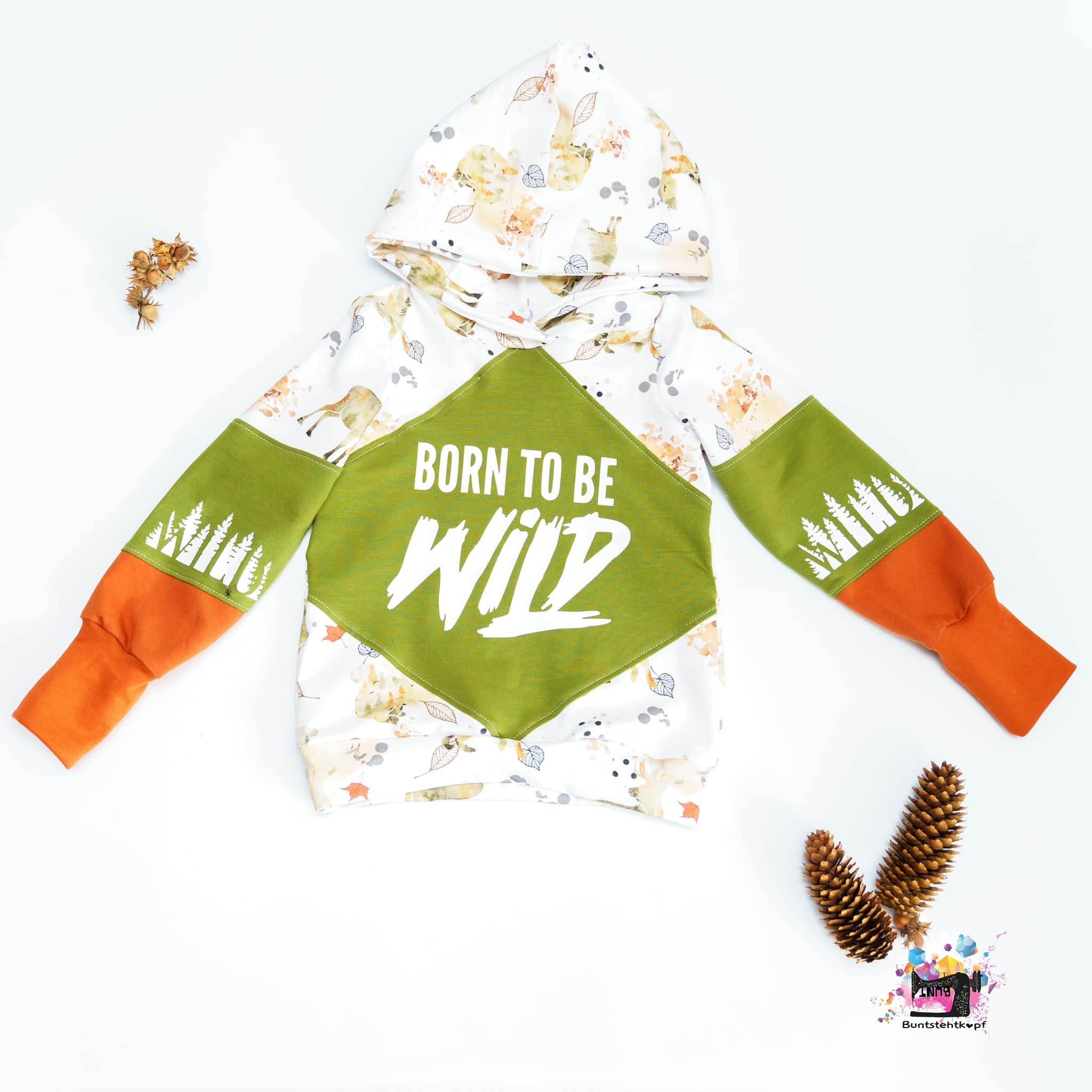 Schnittmuster *Big Grid Hoodie* UNISEX Gr. 62-176 - Sewando