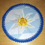 Stickdatei - Untersetzer Wies´n (Münchner Volksfest) - Sewando