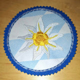 Stickdatei - Untersetzer Wies´n (Münchner Volksfest) - Sewando