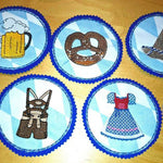 Stickdatei - Untersetzer Wies´n (Münchner Volksfest) - Sewando