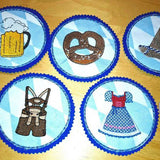 Stickdatei - Untersetzer Wies´n (Münchner Volksfest) - Sewando