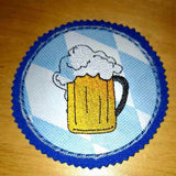 Stickdatei - Untersetzer Wies´n (Münchner Volksfest) - Sewando