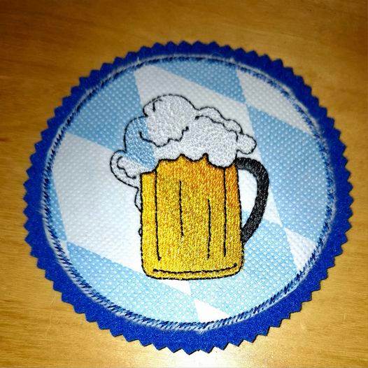 Stickdatei - Untersetzer Wies´n (Münchner Volksfest) - Sewando
