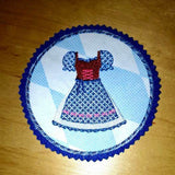 Stickdatei - Untersetzer Wies´n (Münchner Volksfest) - Sewando