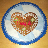 Stickdatei - Untersetzer Wies´n (Münchner Volksfest) - Sewando