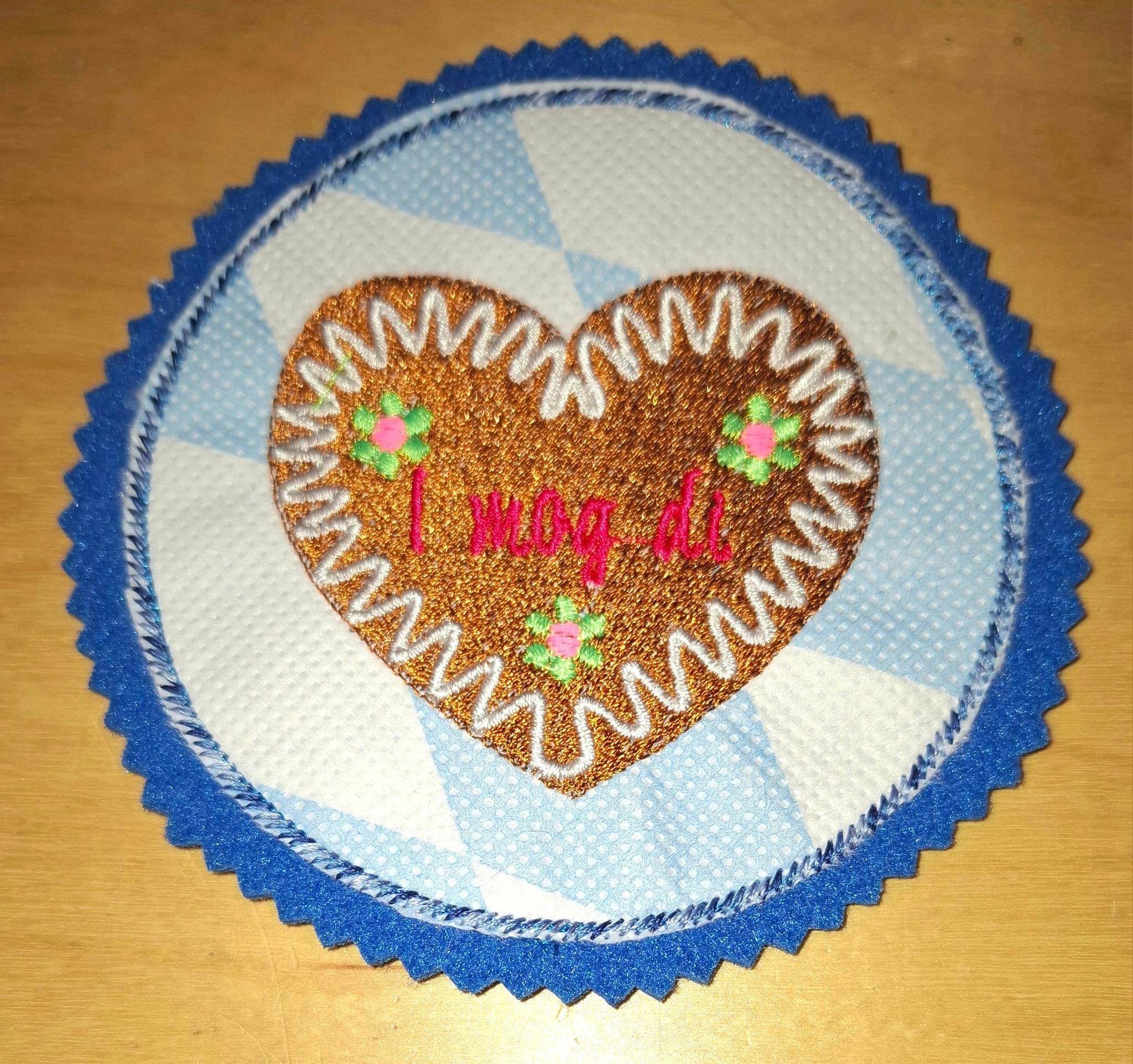 Stickdatei - Untersetzer Wies´n (Münchner Volksfest) - Sewando