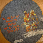 Wilde Katze Stickdatei – naturgetreues Katzenportrait für deine Stickmaschine - Sewando