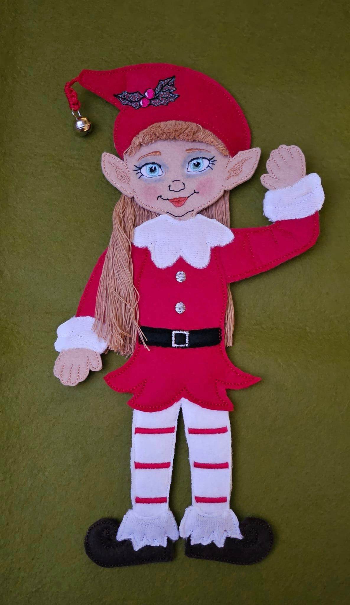 Stickdatei - Weihnachtselfen - Paar - Sewando