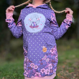 Schnittmuster *Big Grid Hoodiekleid Ballonkleid* #Kleid Gr. 62-176 - Sewando