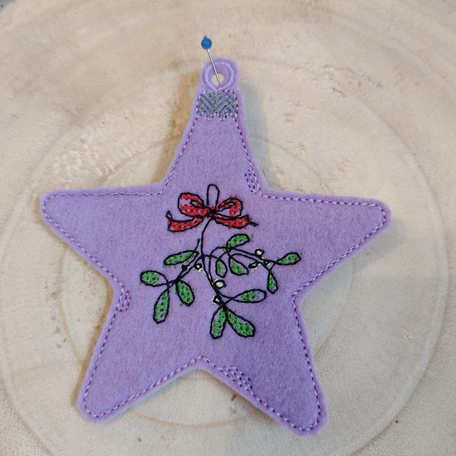 Stickdatei - Christbaumschmuck STERNE Single Line - Sewando