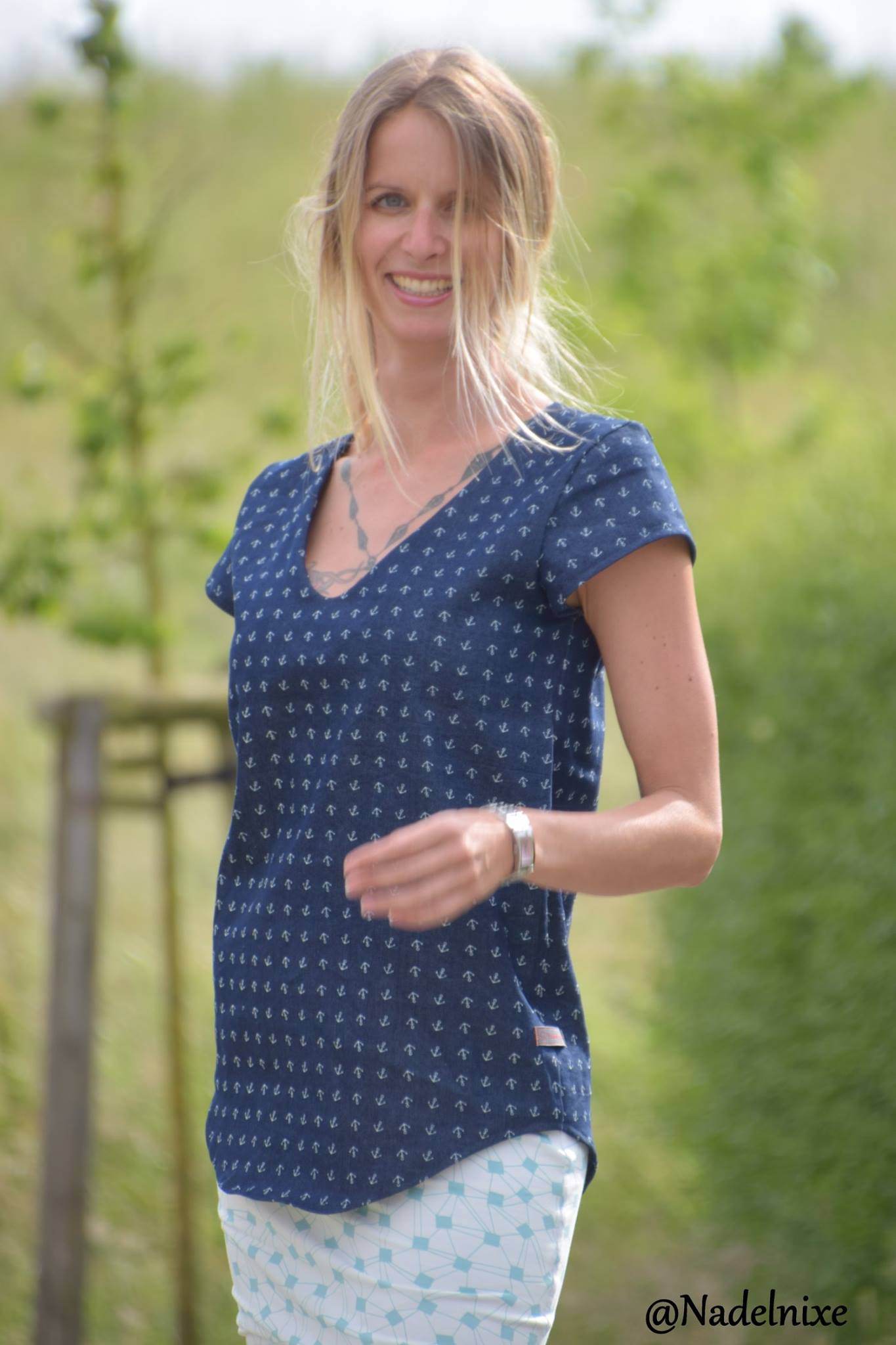Schnittmuster Bluse/ Tunika ANKI Gr. XS-XXL : - Sewando