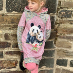Schnittmuster *Big Grid Hoodiekleid Ballonkleid* #Kleid Gr. 62-176 - Sewando