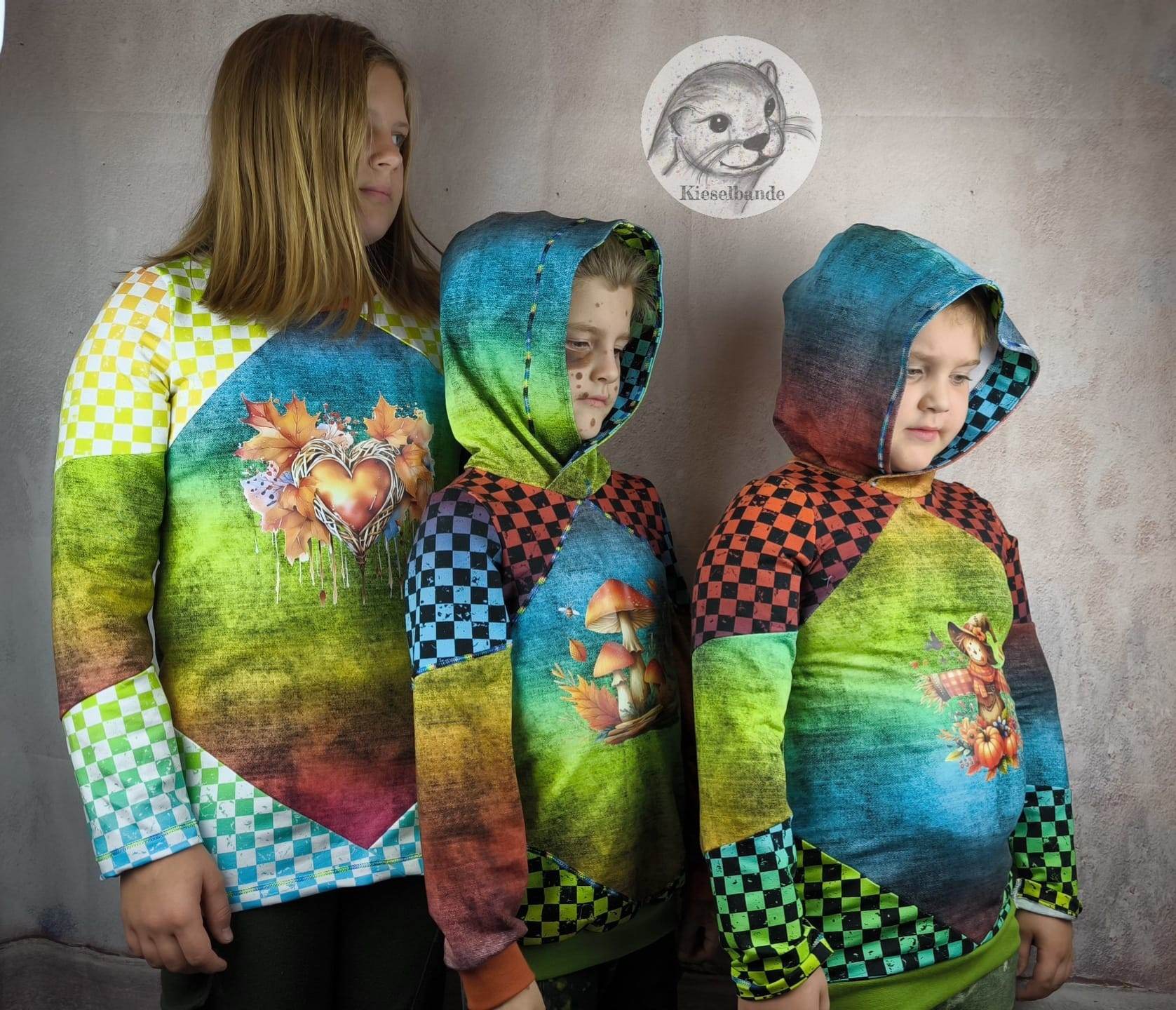 Schnittmuster *Big Grid Hoodie* UNISEX Gr. 62-176 - Sewando