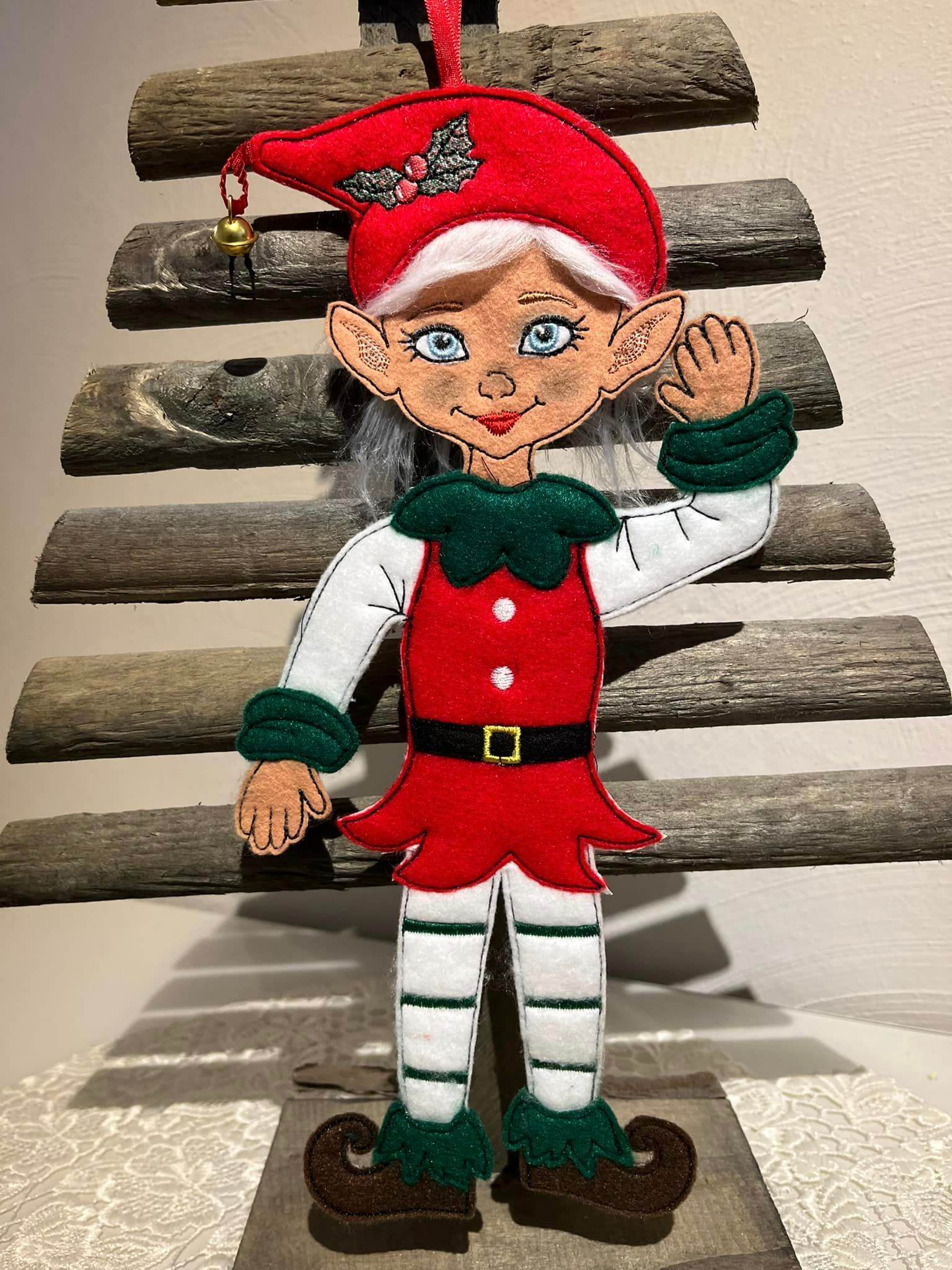Stickdatei - Weihnachtselfen - Paar - Sewando