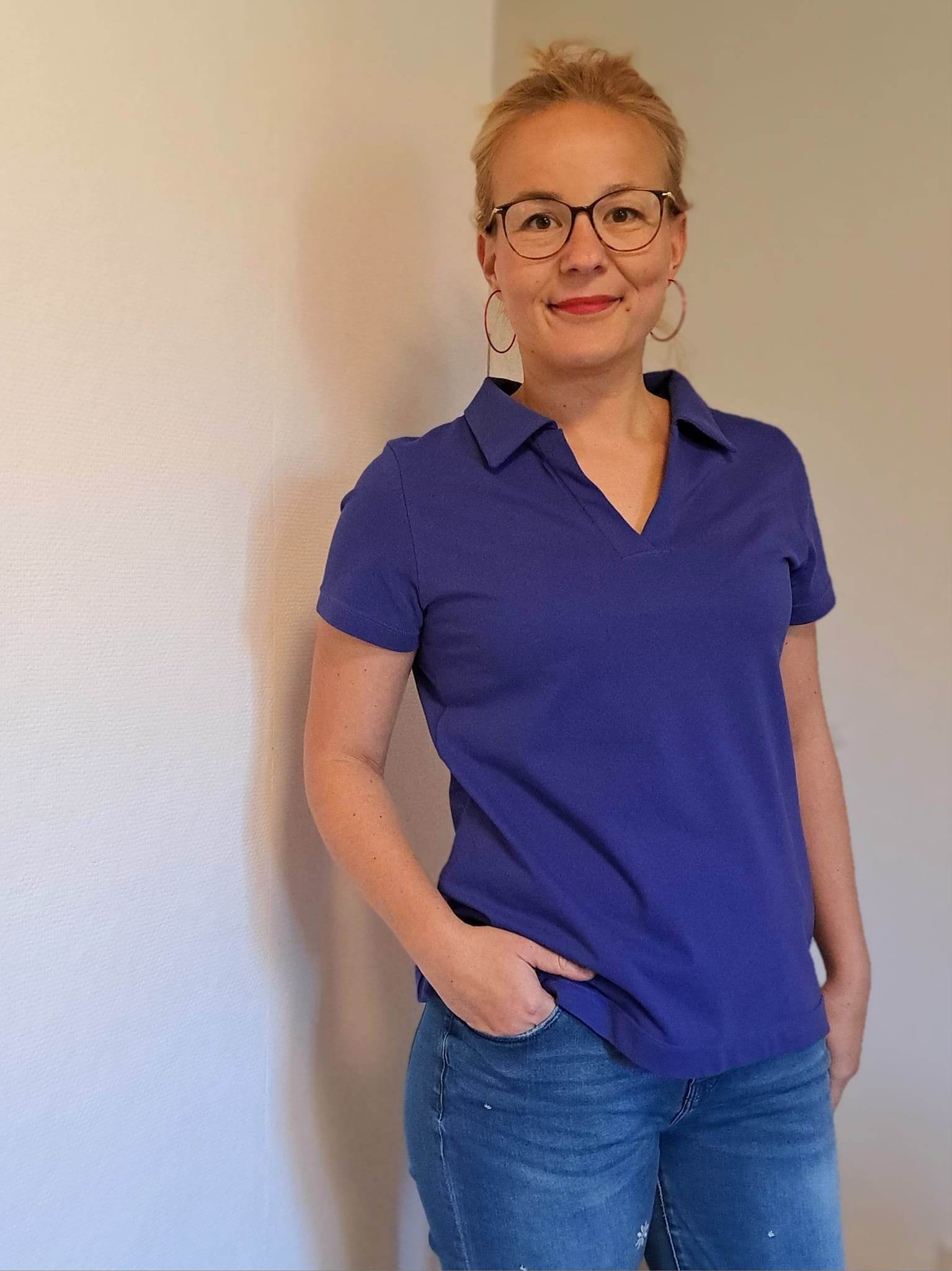 Schnittmuster Blusenshirt WEIDACH 2 - Maschenware Gr. 34-54 + Videoanleitung : - Sewando