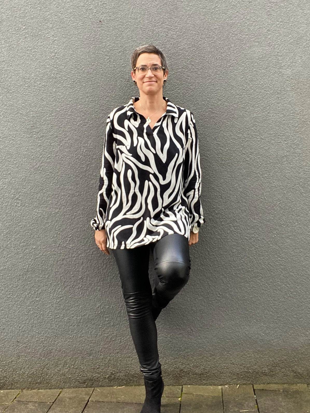 Schnittmuster Blusenshirt WEIDACH 1 - Webware Gr. 34-54 + Videoanleitung : - Sewando