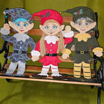 Stickdatei - Weihnachtselfen - Paar - Sewando