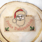Stickdatei - Wimpel & Türhänger SANTA (in je 2 Größen) - Sewando