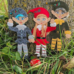 Stickdatei - Weihnachtselfen - Paar - Sewando