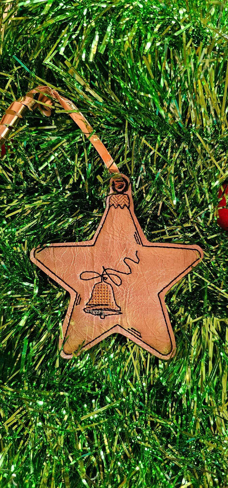 Stickdatei - Christbaumschmuck STERNE Single Line - Sewando