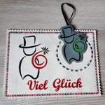6x Stickdatei Schornsteinfeger Satinstick und ITH - Sewando