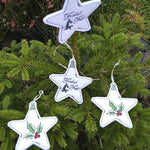 Stickdatei - Christbaumschmuck STERNE Single Line - Sewando