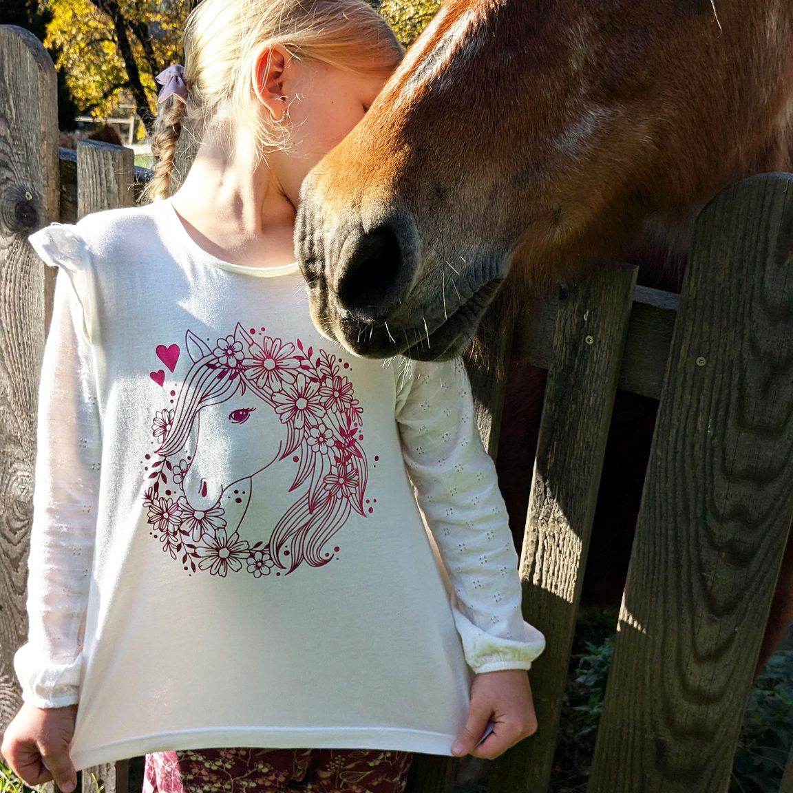 Plotterdatei Ella Einhorn & Penelope Pony - Sewando